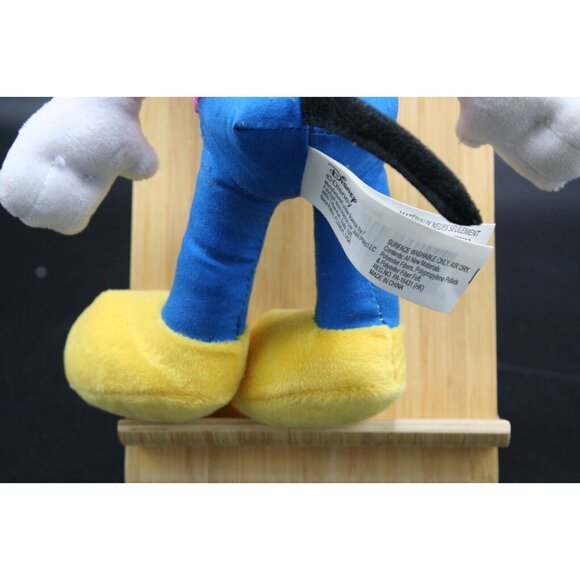 ⚡ Disney Mickey Mouse Valentines Day Plush Pink Heart Vest Small 9" BEANIE ⚡ - Picture 3 of 12